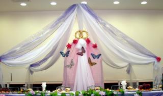 Как украсить зал на свадьбу своими руками: тонкости и варианты декора